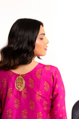 Banafsh | Digital Shirt w/ Silk Embossed Shalwar