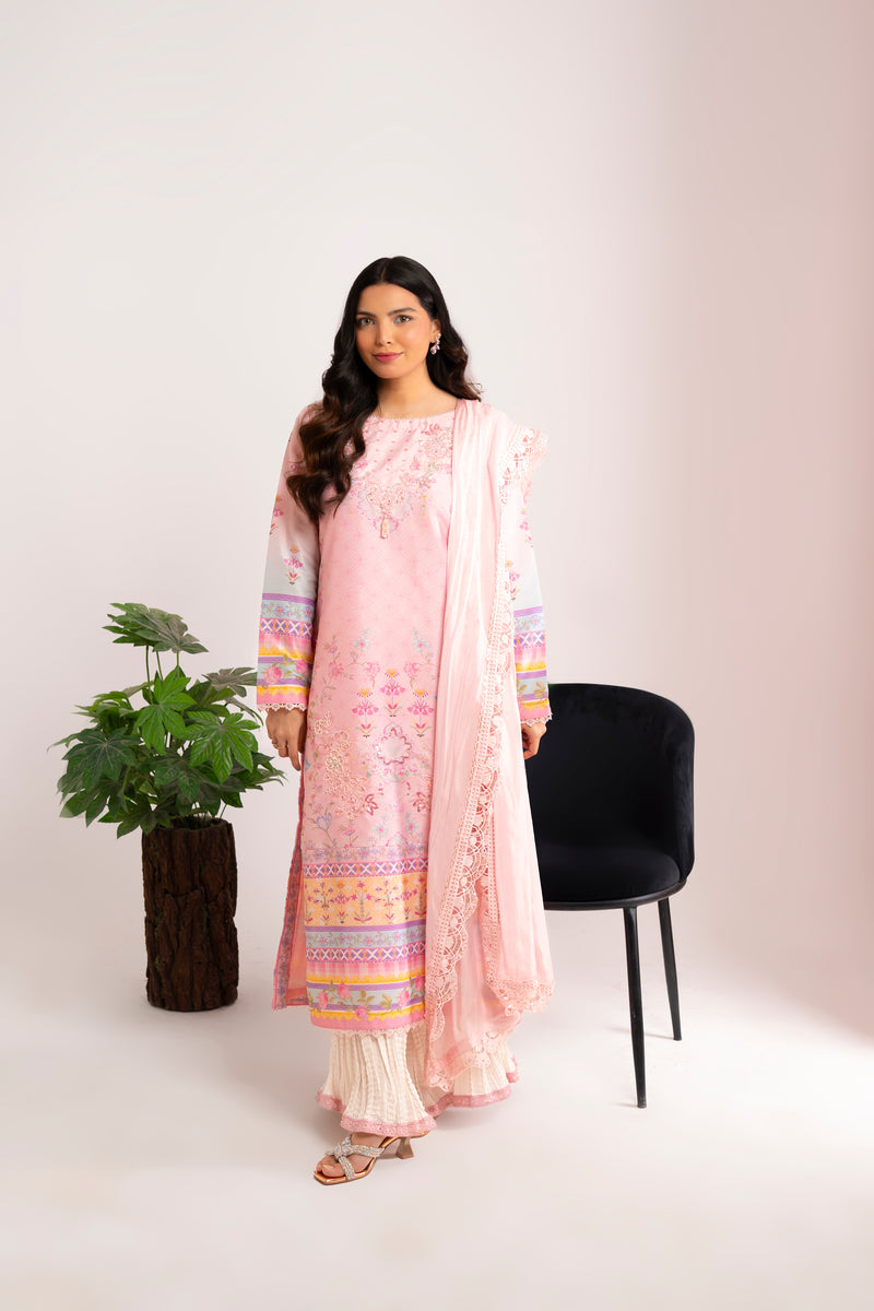 Bahar | Silk Pants & Dupatta