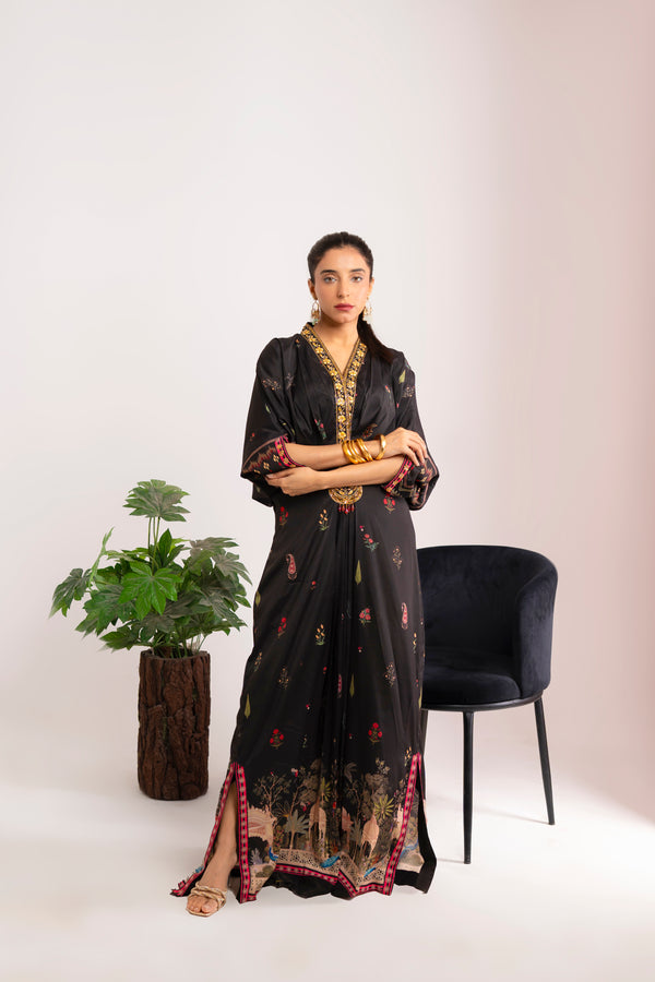 Moor | Silk Kaftan | Heavy Embellished