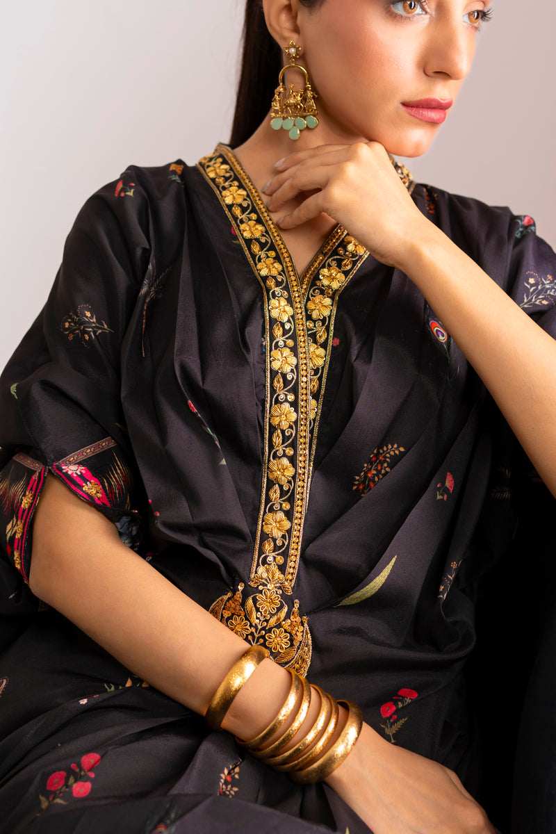 Moor | Silk Kaftan | Heavy Embellished